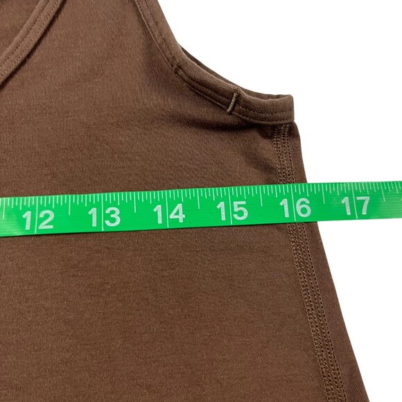 MEDIUM Gap Body Studio Brown Long Bodysuit Cami Leggings Athletic Dance Leotard - Picture 7 of 9